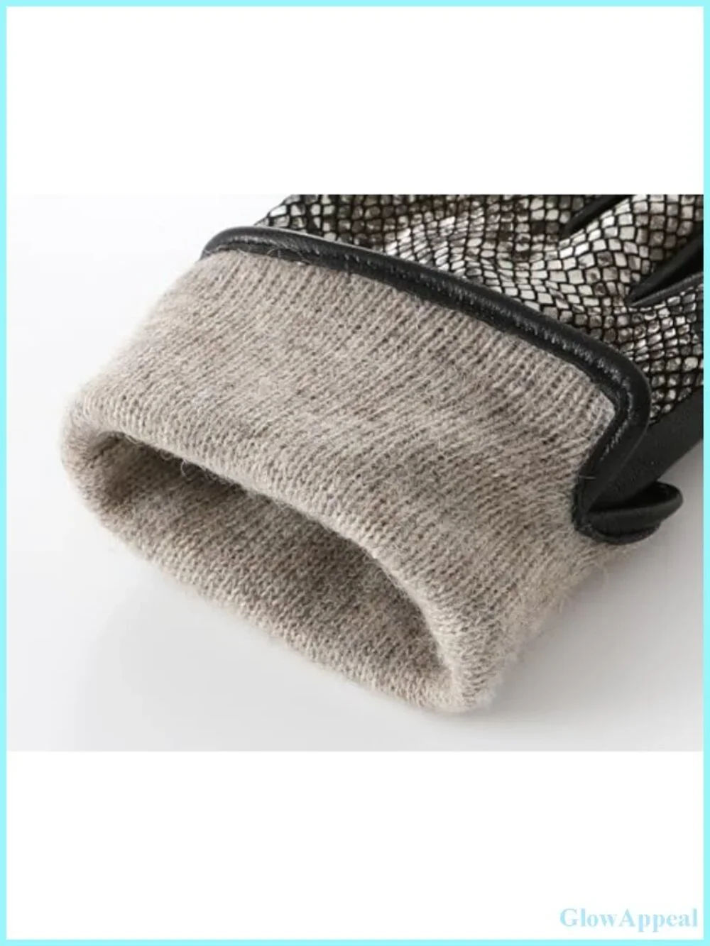 Genuine Lambskin Leather Gloves Cashmere Lined Touchscreen Compatible One Size